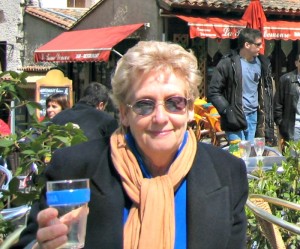 My mum, Patricia Hein at Carcassonne, France in 2004
