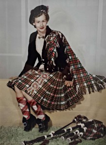 My mum, Patricia Hein in her Blue Lake Ladies Pipe Band uniform and bagpipes