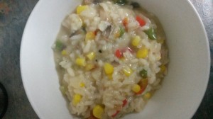 Fiona's vegetable risotto