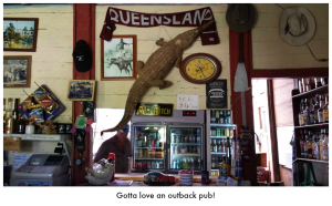 Bowen River Hotel front bar