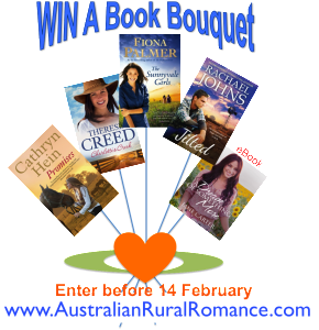 Australian rural romance book bouquet with Promises
