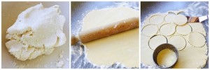 Steps to making delicate shortbread