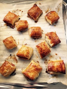 Mandy's lamb and fennel sausage rolls