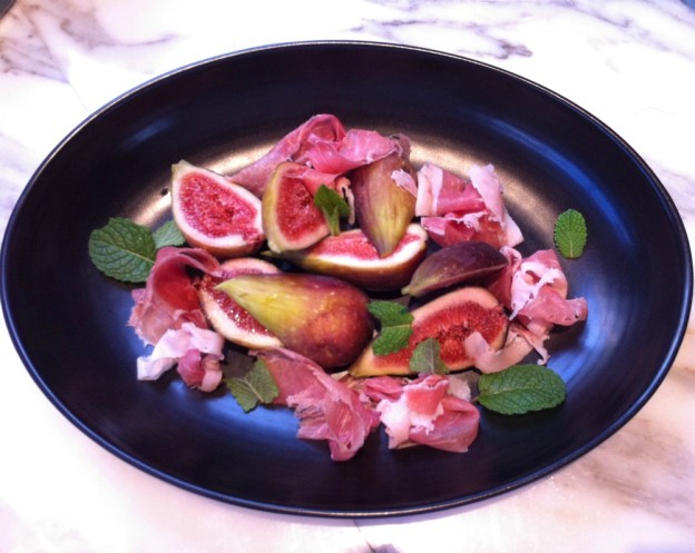 Fig, Prosciutto, Mint