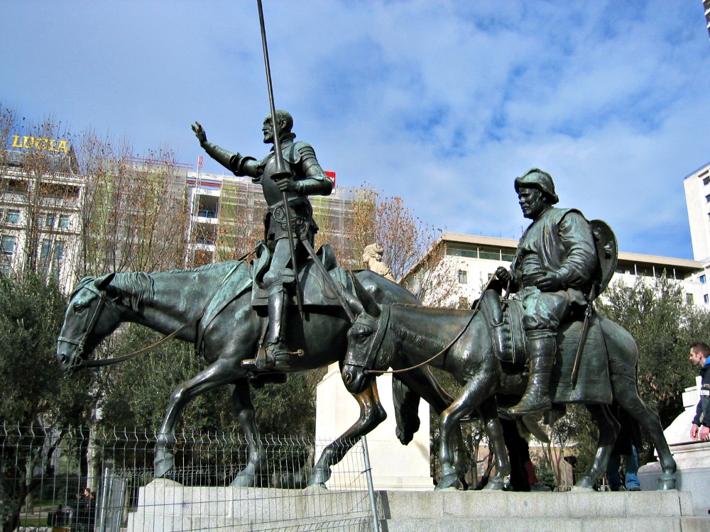 Cervantes monument, Madrid