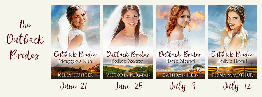 Each book in the Outback Brides series 2018