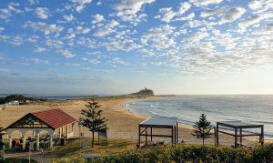 Nobbys Beach on my morning walk