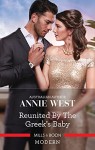 Cover of Reunited by the Greek’s Baby by Annie West